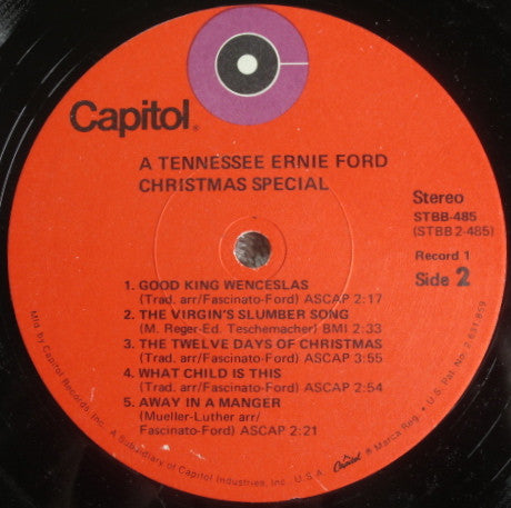 Tennessee Ernie Ford : A Tennessee Ernie Ford Christmas Special (2xLP, Album)