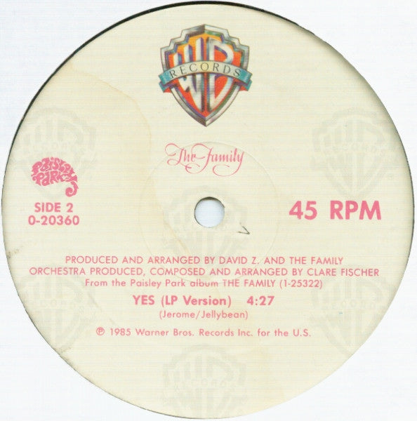 The Family (2) : The Screams Of Passion (12", Maxi, All)