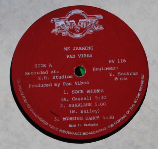 Pan Vibes Steel Orchestra : We Jammin' (LP)