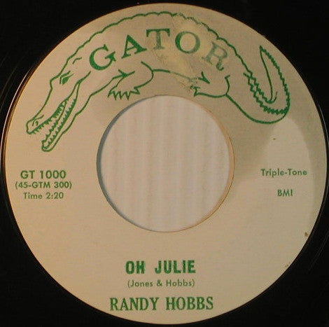 Randy Hobbs (2) : You Better Run / Oh Julie (7", Single)