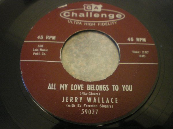 Jerry Wallace : Diamond Ring / All My Love Belongs To You (7")