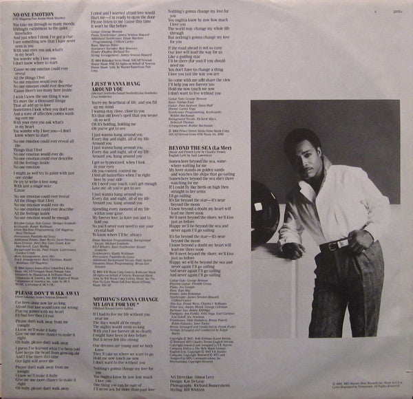 George Benson : 20/20 (LP, Album, All)