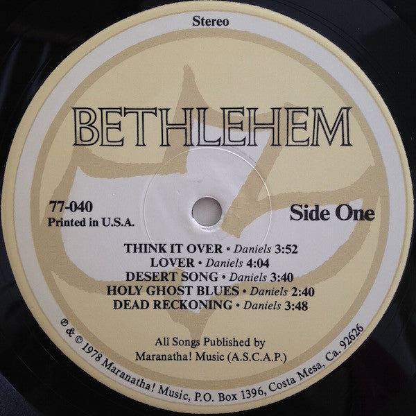 Bethlehem (2) : Bethlehem (LP)