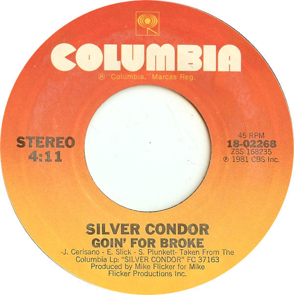Silver Condor : You Could Take My Heart Away (7")