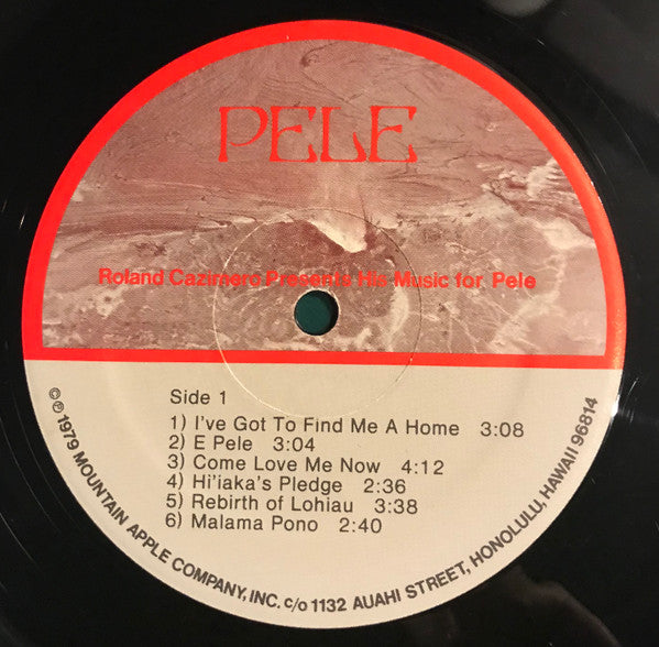Roland Cazimero : Pele (LP, Album)