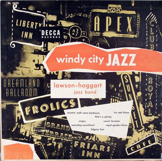 Lawson-Haggart Jazz Band : Windy City Jazz (10", Mic)