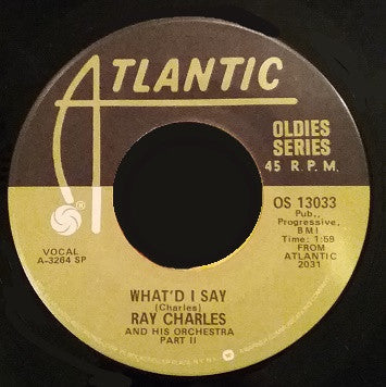 Ray Charles And His Orchestra : What'd I Say (7", RE)