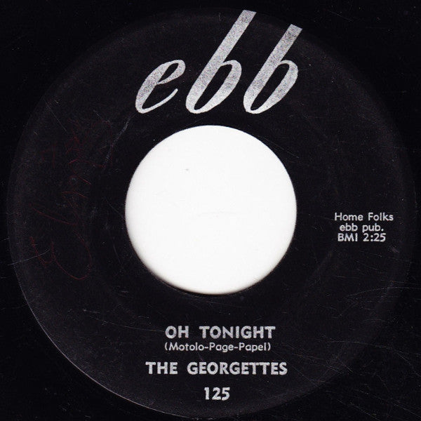 The Georgettes (5) : Love Like A Fool / Oh Tonight (7")