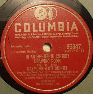 Raymond Scott Quintet : In An Eighteenth Century Drawing Room / Boy Scout In Switzerland (Shellac, 10", RE)