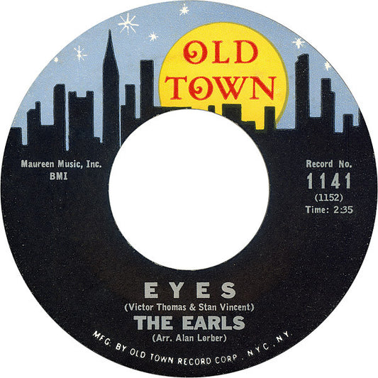 The Earls : Eyes / Look My Way (7", Single, RE)