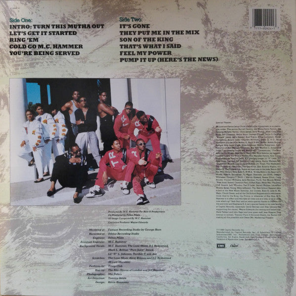 MC Hammer : Let's Get It Started (LP, Album, Spe)