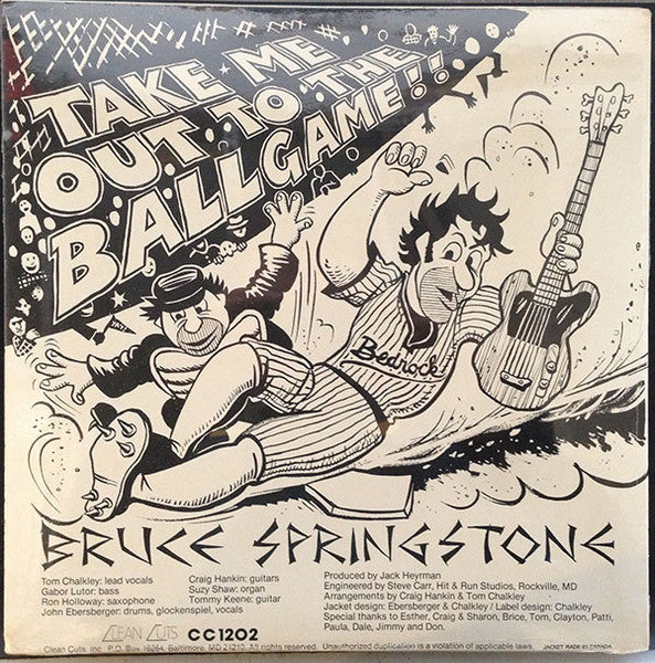 Bruce Springstone : Live At Bedrock (12", Single)