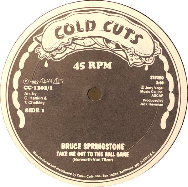 Bruce Springstone : Live At Bedrock (12", Single)