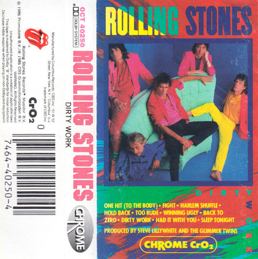 The Rolling Stones : Dirty Work (Cass, Album)