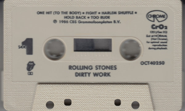 The Rolling Stones : Dirty Work (Cass, Album)
