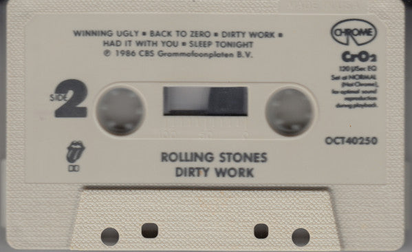 The Rolling Stones : Dirty Work (Cass, Album)