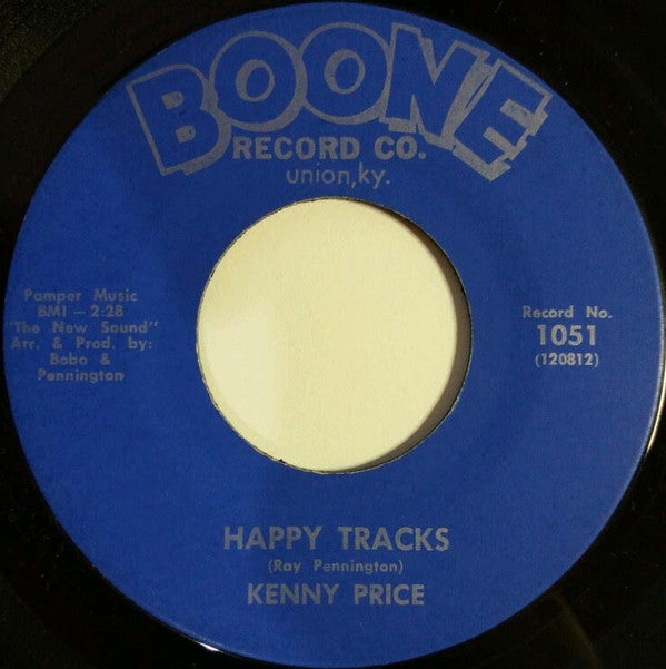 Kenny Price : Happy Tracks / The Clock (7")