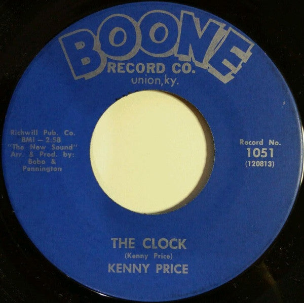Kenny Price : Happy Tracks / The Clock (7")