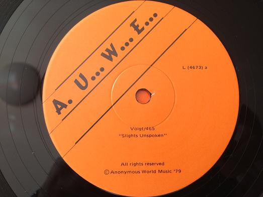 Voigt 465 : Slights Unspoken (LP, Album, RP)