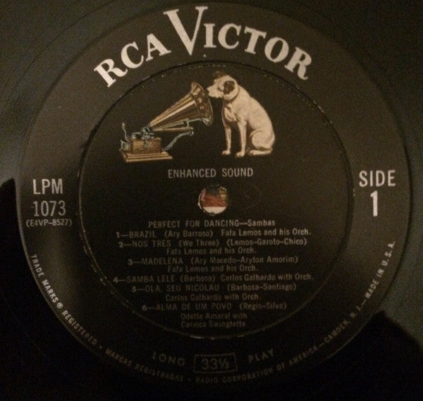 Various : Perfect For Dancing: Sambas (LP, Album, Comp, Mono)