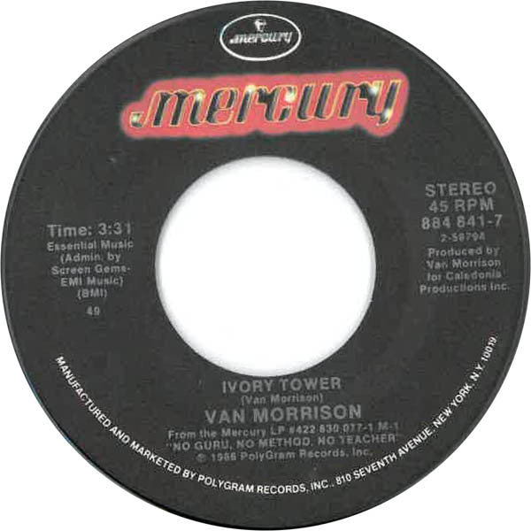 Van Morrison : Ivory Tower (7", Single)