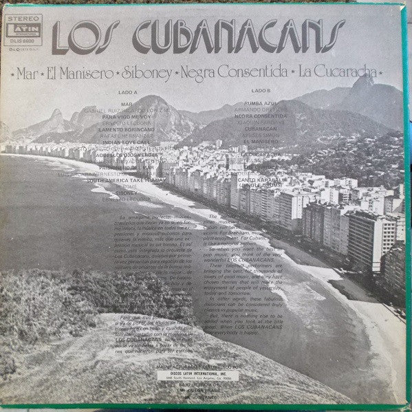 Los Cubanacans* : Noches Del Caribe (LP)