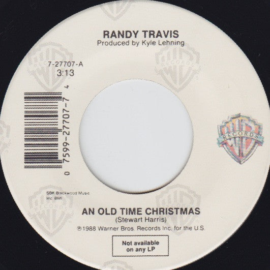 Randy Travis : An Old Time Christmas (7", Spe)