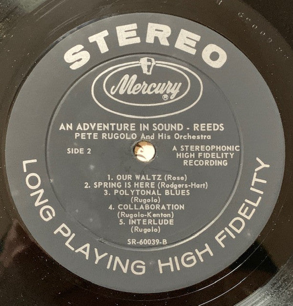 Pete Rugolo Orchestra : An Adventure In Sound-Reeds (LP, Album)