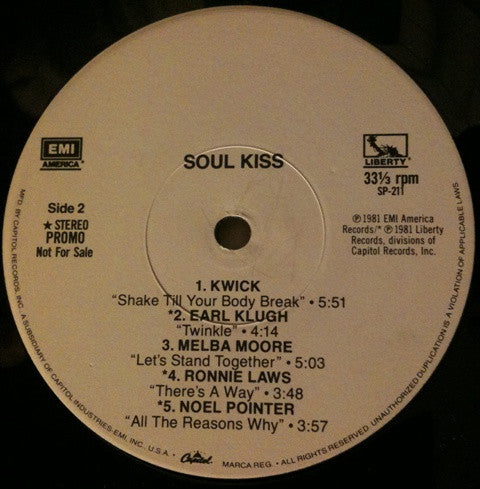 Various : Soul Kiss (LP, Promo)