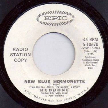 Redbone : Maggie / New Blue Sermonette (7", Single, Promo)