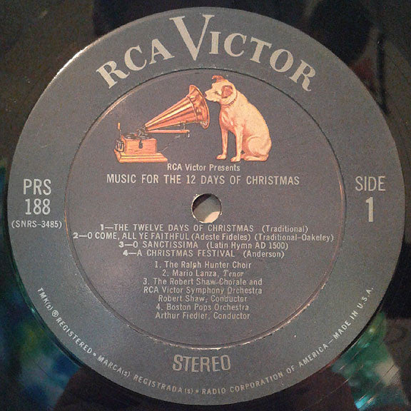 Various : RCA Victor Presents Music For The Twelve Days Of Christmas (LP, Comp)