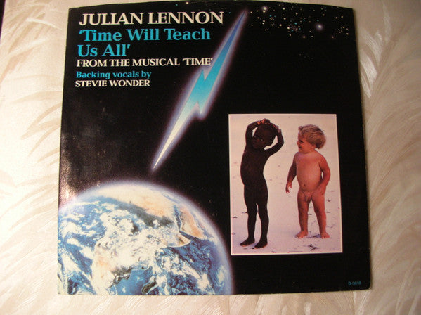 Julian Lennon : Time Will Teach Us All (7", Single, Promo)