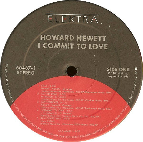 Howard Hewett : I Commit To Love (LP, Album, SP )