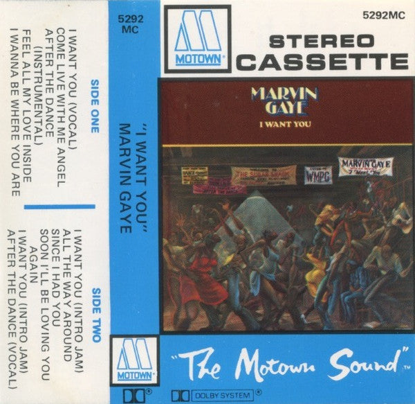 Marvin Gaye : I Want You (Cass, Album, RE, Dol)