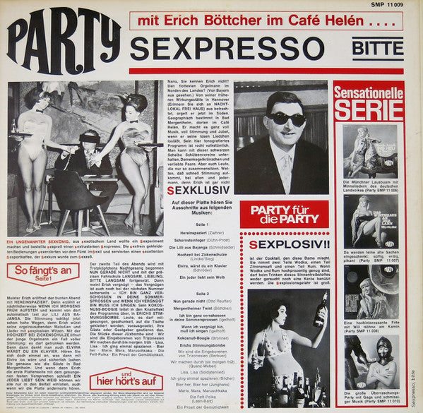 Erich Bötcher : Sexpresso Bitte! (Erich Im Café Helen) (LP)