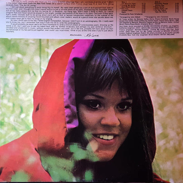 Melanie (2) : Melanie (LP, Album, Gat)