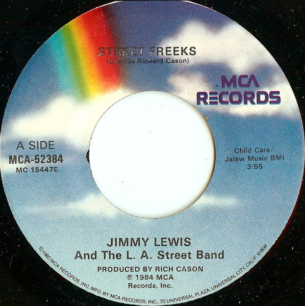 Jimmy Lewis And The L.A. Street Band : Street Freeks (7", Glo)