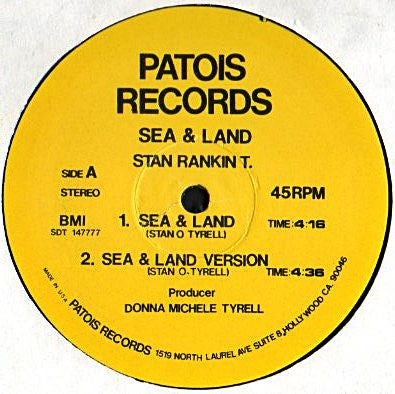 Stan O. Tyrell : Sea & Land (12")