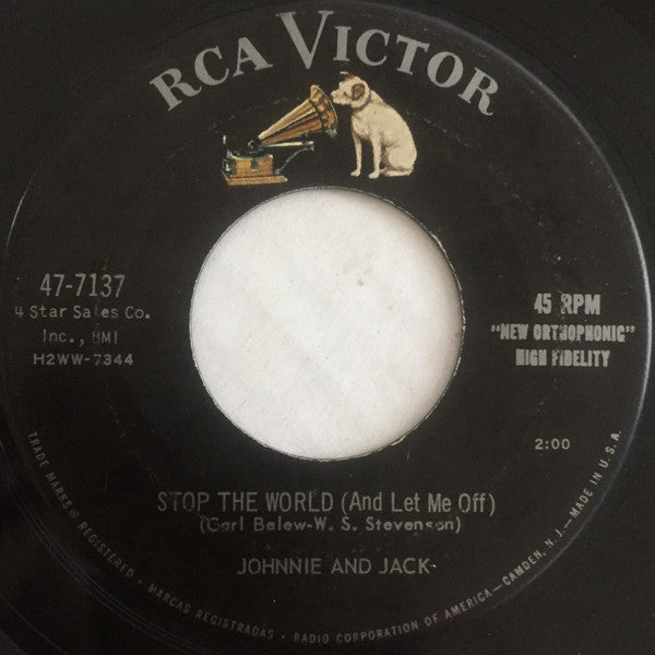 Johnnie And Jack : Camel Walk Stroll (7", Single)