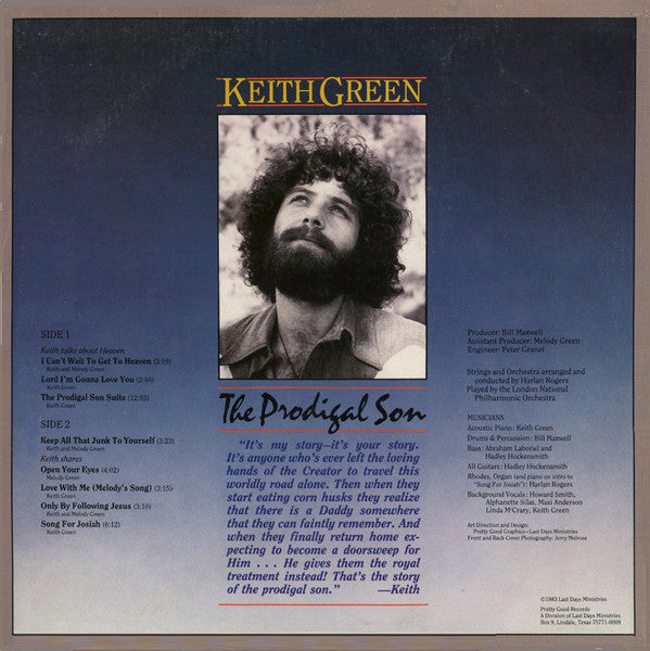 Keith Green (2) : The Prodigal Son (LP, Album)