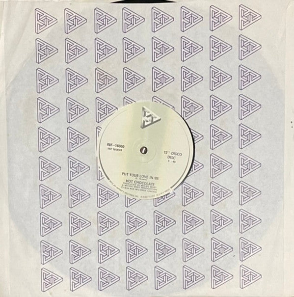 Hot Chocolate : Every 1's A Winner / Put Your Love In Me (12", Single, Glo)