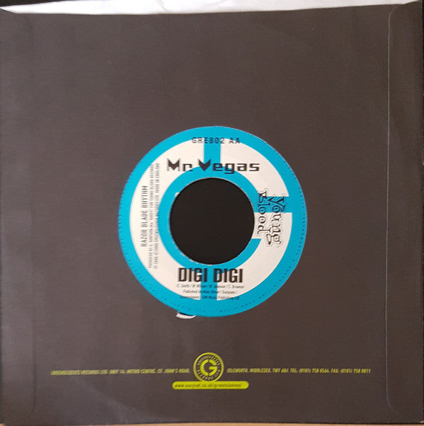 Mr. Vegas : Dicki Dicki / Digi Digi (7")