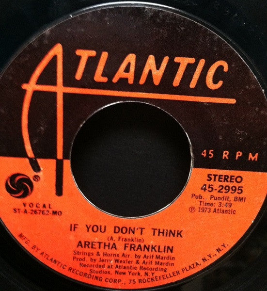 Aretha Franklin : Until You Come Back To Me (That's What I'm Gonna Do) (7", Styrene, MO )