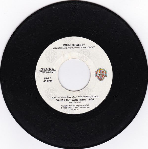 John Fogerty : Vanz Kant Danz (7", Promo)
