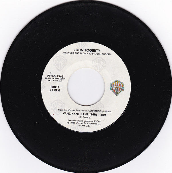 John Fogerty : Vanz Kant Danz (7", Promo)