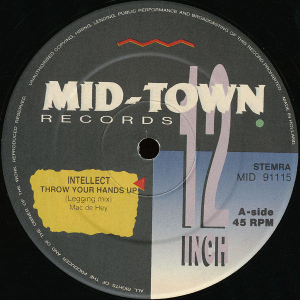 Intellect : Throw Your Hands Up (12")