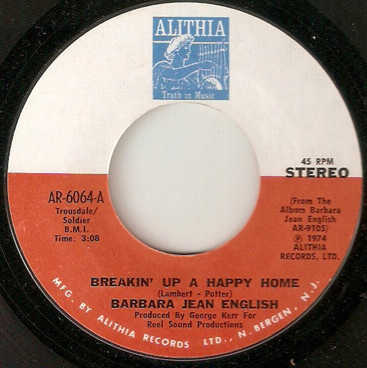 Barbara Jean English : Breakin' Up A Happy Home / Guess Who (7", Single)