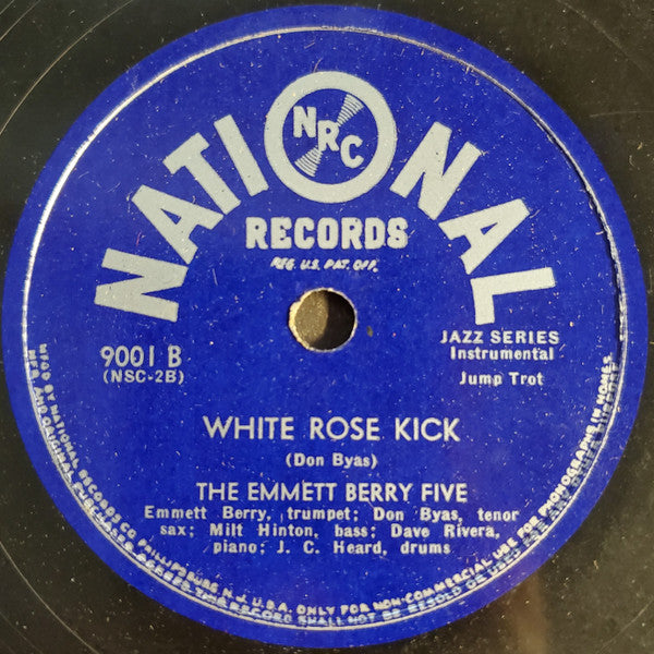 The Emmett Berry Five : Sweet And Lovely / White Rose Kick (Shellac, 10")