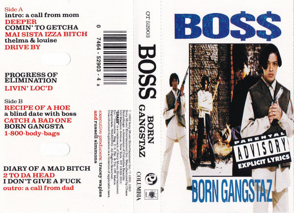 Boss (3) : Born Gangstaz (Cass, Album)