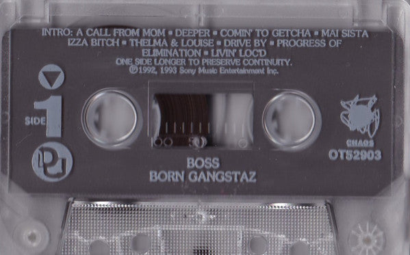 Boss (3) : Born Gangstaz (Cass, Album)